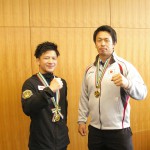 塩川貫太さん  クリナップ（左） 小柳和也さん  自衛隊体育学校（右）